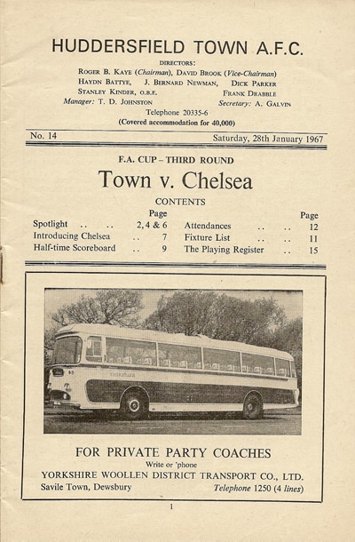 Huddersfield Town FC v Chelsea FC